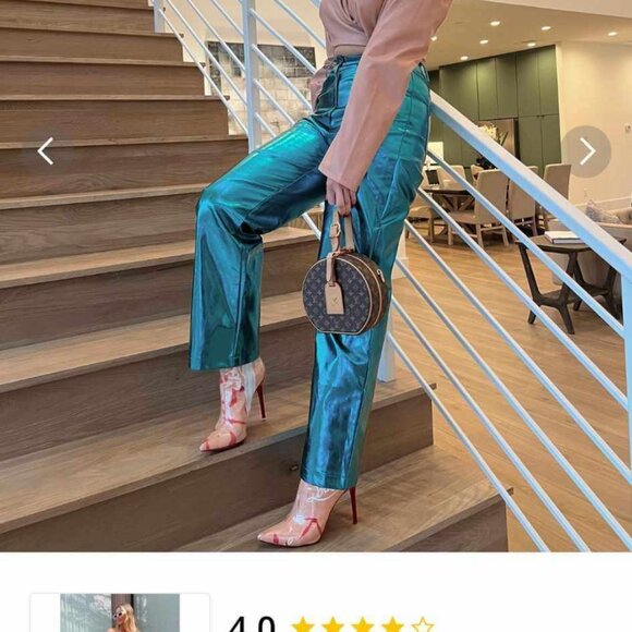 12th Tribe Metallic Pants - Picture 1 of 3